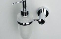 Дозатор для жидкого мыла 160 мл WasserKRAFT Серия Donau K-9400 матовое стекло
