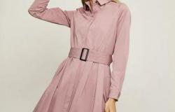 Zarina Женское розовое платье миди с поясом 46 в Саратове - объявление №1290424
