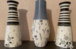 3 небольшие вазы для цветов в Смоленске - объявление №1304905