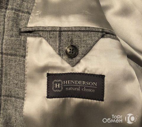 Пиджак мужской блейзер Henderson двубортный - Фото 2