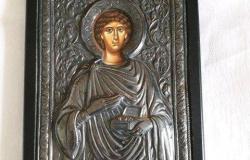 Икона в серебре.925 св.Пантелеймона в Владикавказе - объявление №1377164