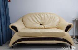 Офисный кожаный диван бу в Симферополе - объявление №1506889