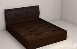 Кровать двухспальная с матрасом бу 160 200 в Барнауле - объявление №1547173
