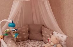 Продам: Балдахин,держатель для балдахина, борта-подушки для детской кроватки в Новоуральске - объявление №164519