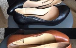 Туфли кожаные чёрные 40р и коричневые 39р в Великом Новгороде - объявление №1658138