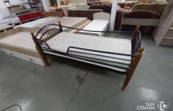 Кровать односпальная с матрасом в Хабаровске - объявление №1658695