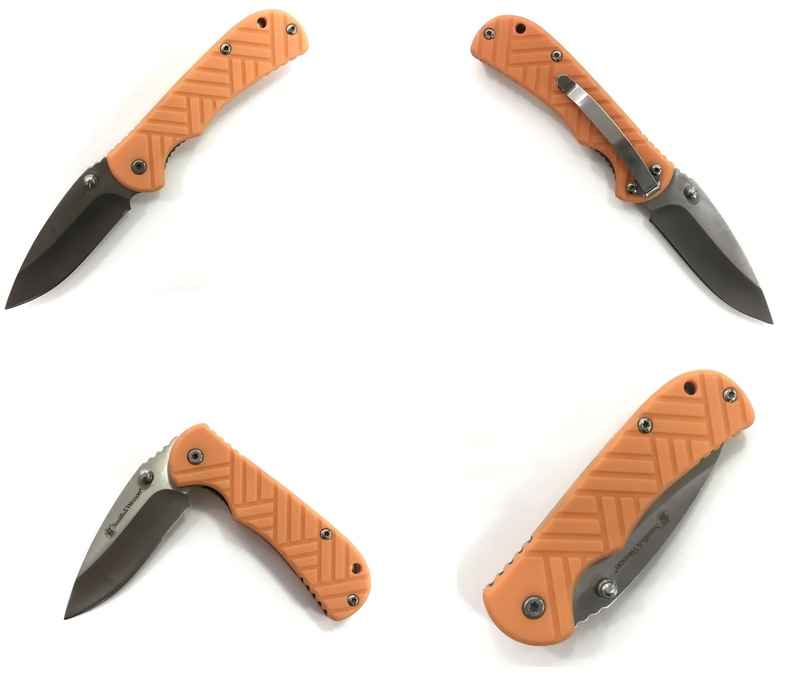  Складной нож Smith&Wesson Оранжевый - Фото 1
