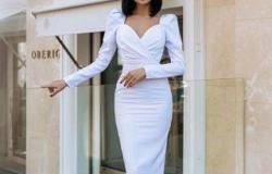 Белое платье футляр в Красноярске - объявление №1690249