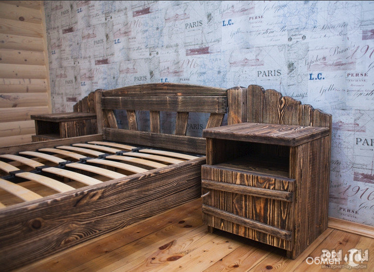Изготавливаем Кровати из массива сосны под старину - Фото 1