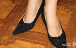 Туфли черные замшевые, р.34-35 в Подольске - объявление №1716323