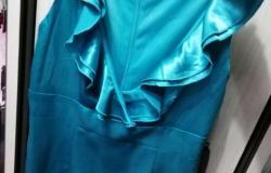 Платье ярко-бирюзовое 46р в Рязани - объявление №1759626