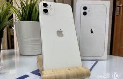 iPhone 11 64GB White Ростест в Омске - объявление №1789690