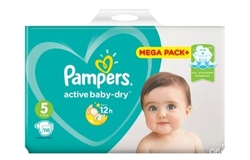 Продам: Подгузники Pampers active baby - dry, размер 5, 11-18 кг., 110 штуки в Хабаровске - объявление №179092