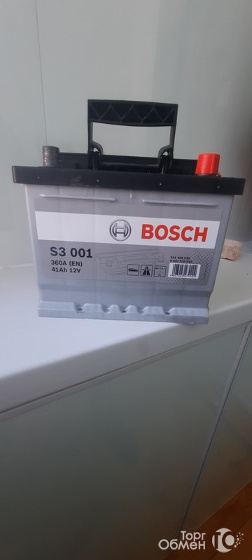 Аккумулятор BOSH S3 001 360A 41Ah 12V  - Фото 1