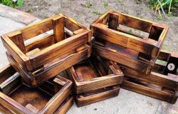 Декоративный деревянный ящик в Барнауле - объявление №1828905