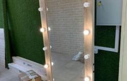Гримерное зеркало 175/80 с лампочками в Вологде - объявление №1845498