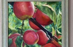 Картина маслом на холсте / яблоки в Екатеринбурге - объявление №1857646