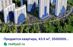 1-к квартира, 30 м² 18 эт. в Краснодаре - объявление №1866161