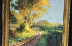 Картина маслом на холсте пейзаж в Ульяновске - объявление №1891724