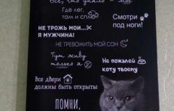 2 картины,с котом,с озером в Астрахани - объявление №1897848