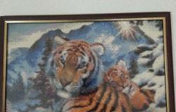 Алмазная вышивка (тигры) в Ярославле - объявление №1906187