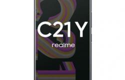 Новый realme C21-Y 3+32GB Cross Black рст в Курске - объявление №1912623