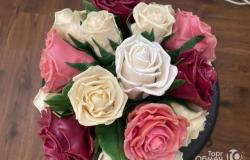 Букет цветочная композиция розы полимерная глина в Волгограде - объявление №1921705