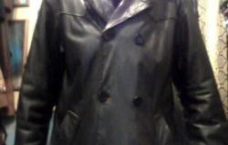 Продаю кожаную куртку мужскую, б/у, в хорошем сост в Барнауле - объявление №1925347