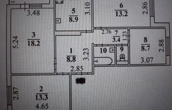 Квартира, 74 м² 1 эт. в Липецке - объявление №197621