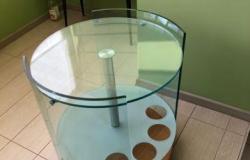 Столик, для вина, в стекле, диаметр 50 см, высота в Самаре - объявление №1978838