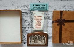 Триптих-икона,ручная работа,серебро 925,дуб,бук,яс в Белгороде - объявление №1987001