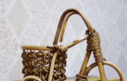 Декоративный велосипед из лозы в Балашихе - объявление №2012735
