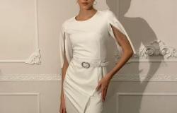 Белое вечернее платье миди в Екатеринбурге - объявление №2030312