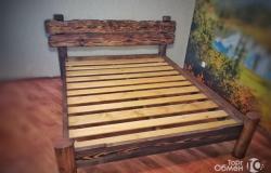 Двуспальная кровать из сосны в Барнауле - объявление №2030894