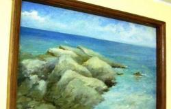 Картина маслом Море скалы горизонт в Севастополе - объявление №2037114