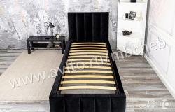 Кровать 90х200 черная Богема в Йошкар-Оле - объявление №2039952