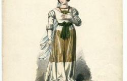Старинная гравюра 1880 г. дама костюм антиквариат в Калининграде - объявление №2051628