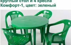 Набор пластиковой садовой мебели в Архангельске - объявление №2056421