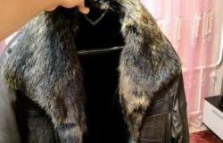 Тёплая куртка из натуральной кожи и меха. 48-50 в Тамбове - объявление №2061811