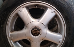 Продам: колеса на литых дисках Nissan R15 лето . в Санкт-Петербурге - объявление №206412