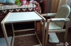 Стол и стул для кормления в Балашихе - объявление №2069630