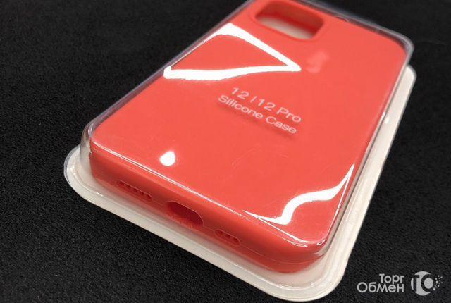 Чехол iPhone 12 / 12 Pro Silicone Case Coral - Фото 2