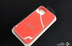 Чехол iPhone 12 / 12 Pro Silicone Case Coral в Калининграде - объявление №2083705