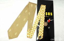Галстук Versus Versace серо золотой бежевый шелк в Санкт-Петербурге - объявление №2084148