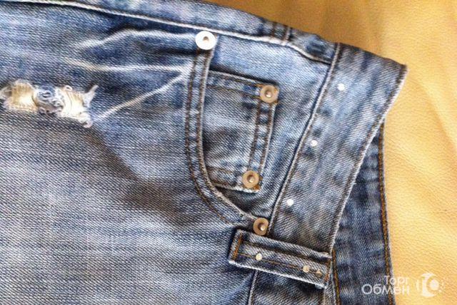 Продаю джинсы Vagues 44-46 голубые, с палетками - Фото 3