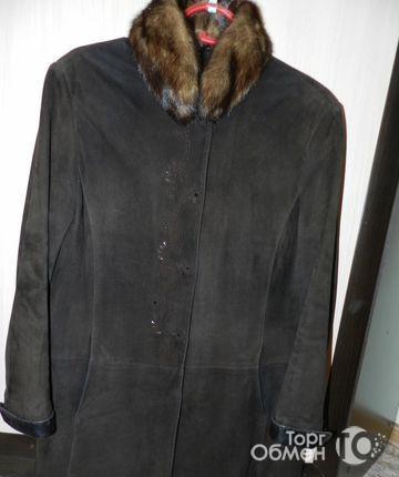 Замшевое пальто женское - Фото 1