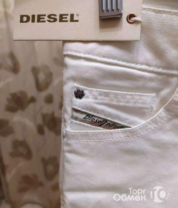Новые белые джинсы Diesel 25 р - Фото 1