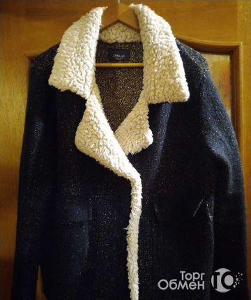Куртка вязанная Zara - Фото 2