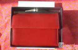Продам: Кошелек женский новый capika италия кожа красный кожаный аксессуары женские сумки размер средний мал в Москве - объявление №208604