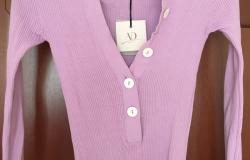 Продам: Кофта новая ad style италия 44 46 м s женская фиолетовая лапша вязаная лаванда в Москве - объявление №2087568